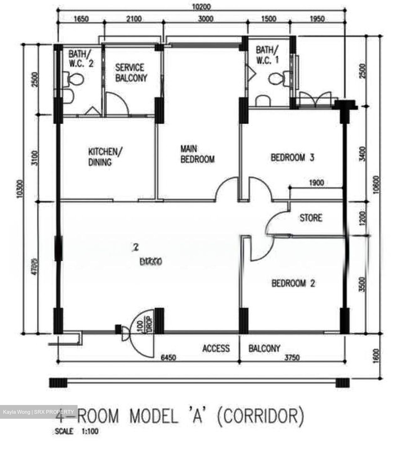 Blk 437 Fajar Road (Bukit Panjang), HDB 4 Rooms #569637901